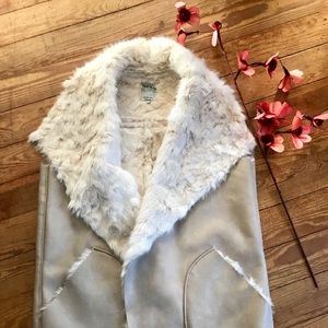 Zara TRAFALUC Outwear collection fur vest